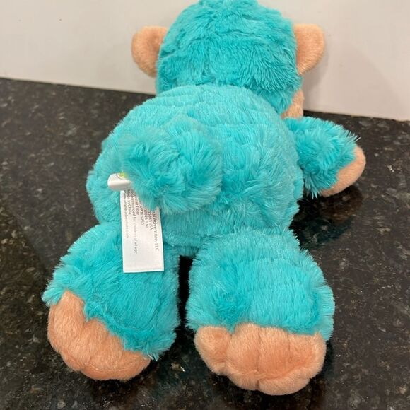 Animal Adventure Green Monkey Lovey Security Plush Rattle. Size 11” . NWT - Picture 6 of 8